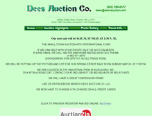 Tablet Screenshot of deesauction.net